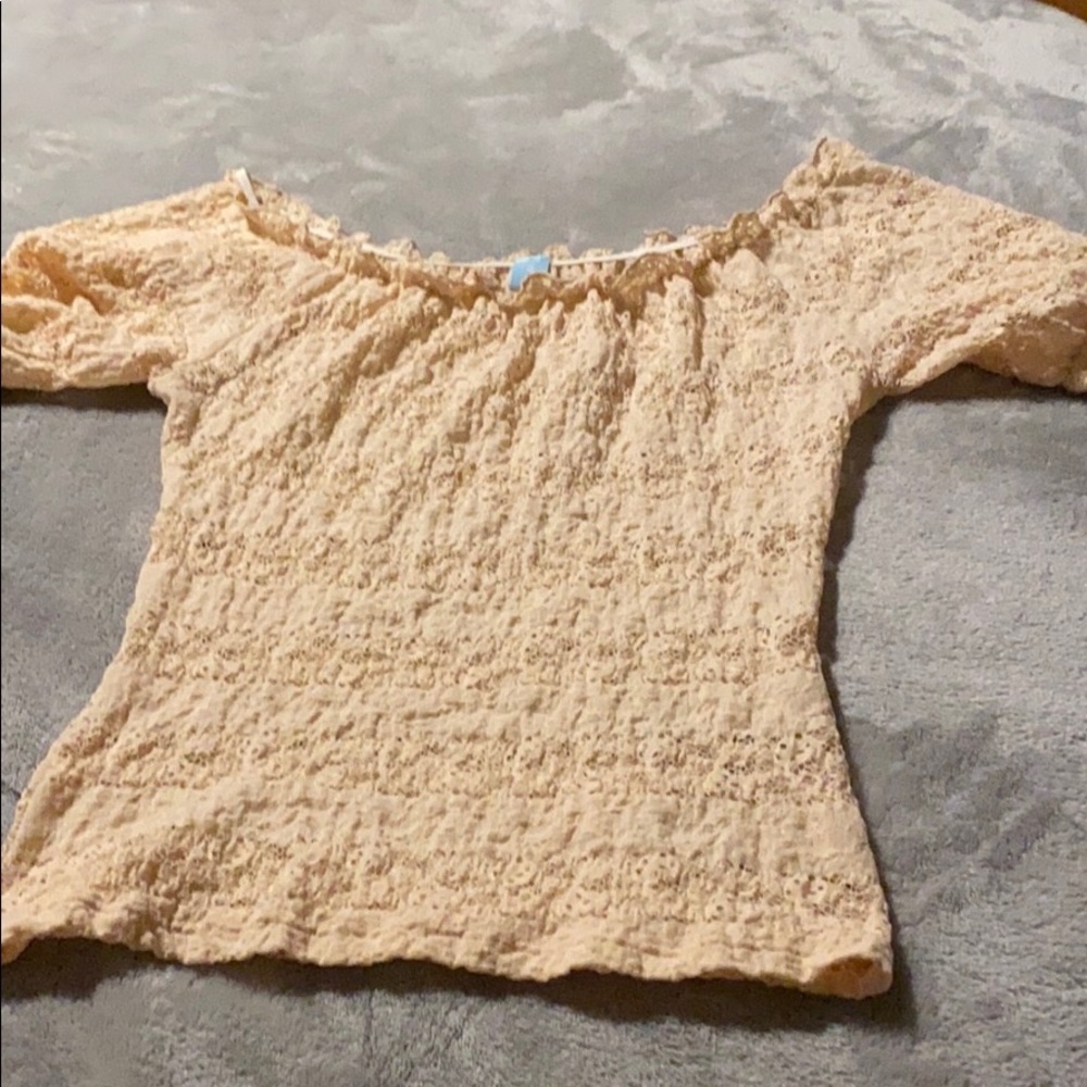 Off the shoulder shirt